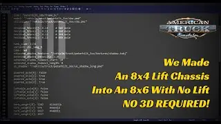 ATS Modding | Changing Chassis Information Without Blender! | 