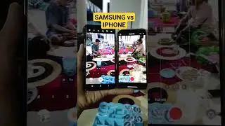 SAMSUNG vs IPHONE MALAM HARI 💪