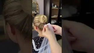 Как закрепить фату без гребня #hairtutorial #hairchannel #beauty #channel #hairtok #hairstyle