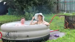 Дровяной водонагреватель для бассейна - мощный и экономичный
