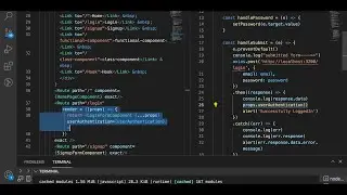 In Route how to send props.On Login how to change state of parent from child.How to change NAVBAR