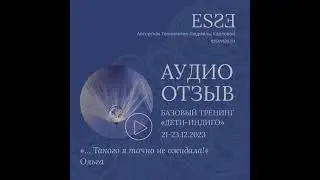Аудио отзыв о тренинге Дети индиго