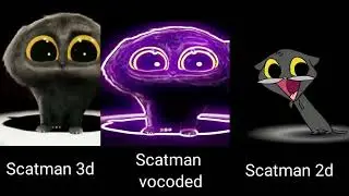scatman original vs scatman 2d vs scatman vocoded For 1 Hour