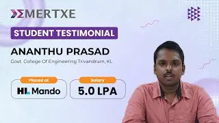 Emertxe Reviews: Ananthu Prasad Placed at HL Mando | Best Training Institute for Embedded Systems