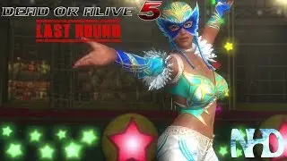 Dead or Alive 5 Last Round La Mariposa Blue Luchadora [Match] [Victory] [Defeat] [Private Paradise]