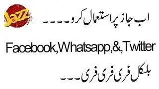 Jazz warid Free Facebook Twitter  whatsapp  new updates