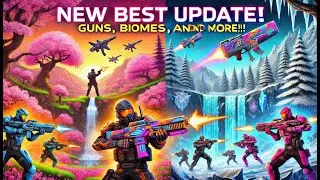 NEW BEST UPDATE!!! New Guns, Biomes, and More!!! | bloxd.io