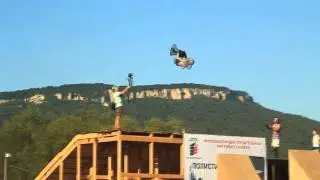 Russian Mega ramp - Grisha Lobko with double backflip