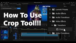 How To Use The Crop Tool In Premiere Pro 2025