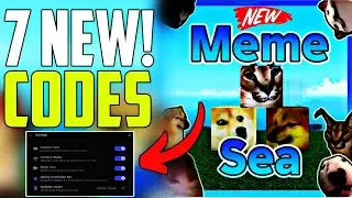 *NEW* ALL WORKING CODES FOR MEME SEA - ROBLOX MEME SEA CODES