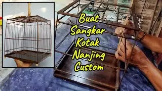 Buat sangkar hemat bahan dan alat