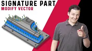 Mastercam Modify Vector Tool Using B-Pillar Punch | Mastercam 2022 Signature Parts