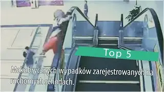 Top 5: Makabrycznych wypadków zarejestrowanych na ruchomych schodach