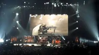 rush working them angels time machine tour april 15th 2011,cleveland ohio