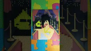 Hama Beads Cuadro Selena.🌹✨ #hamabeads #manualidades #art #pixelart #selenaquintanillaperez #cuadros