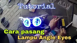 Cara Bongkar Reflektor Jupiter Z dan Pasang neon eagle Eyes | How to