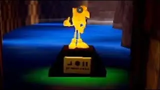 Secret statue in sonic speed simulator