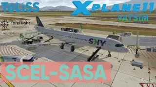 AIRBUS A321NEO TOLISS +BSS SOUNDS PW / SCEL-SASA /  XPLANE 11 & MSFS2020 VATSIM FOREFLIGHT  ESPAÑOL