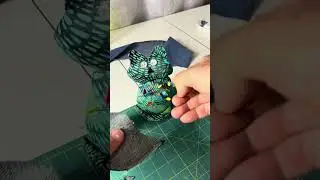 Sewing a golf cap out of Levi's ￼