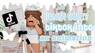 turning Charli D'amelio's tiktok into a Roblox animation!