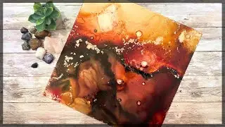 Abstract Fluid Art - The Planet Mars 🔭