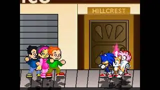 Mugen/Ikemen Go Pico, Nene and Otis Vs Sonic, Tails and Amy