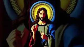Jesus Stained Glass ☦️ in the style of Raphael
