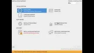 Fedora 20 Server Installation