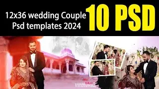 12x36 wedding Couple Psd templates 2024 | PARIDHI artography