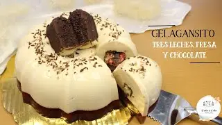 PREPARE A GELAGANSITO / STRAWBERRY AND CHOCOLATE TRES LECHES / FILLED JELLIES / SWEET CAKE