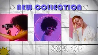Retro Style Grid Video Intro After Effects Template