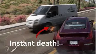 Forza horizon but if I hit a car I DIE!!