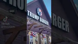 My trip to the legendary Trump Burger in Bellville, TX! Wow!