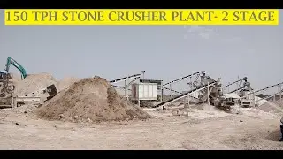 150 TPH- STONE CRUSHER PLANT-2 STAGE