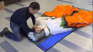 Как упаковывать параплан в коцертино Icaro