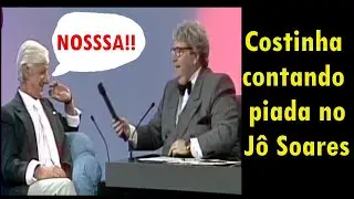 Costinha contando piada no Jô Soares - 18/09/1989