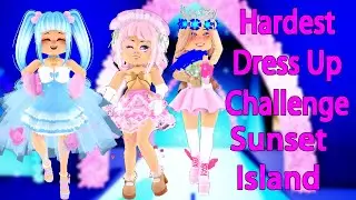 I Tried The Hardest Dress Up Challenge In Sunset Island Pageant Royale High