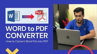 How to Convert WORD File into PDF | MS WORD to PDF File Convert Bangla Tutorial 2022