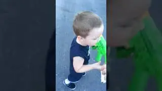 Caiden Witherall meets a Bop.