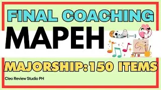 MAPEH MAJOR FINAL COACHING SET A PART 3 LEPT FREE 150 ITEMS BY CRS PH