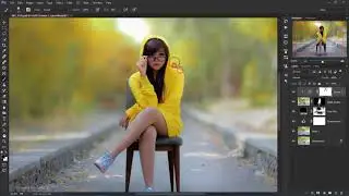 How To Adding Blur and Soft Light Effect In Photoshop CC