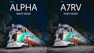 The New Sony ALPHA 1 Mark II VS Sony A7RV | NIGHT MODE | Camera Test