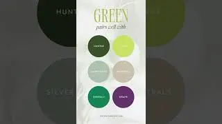 Brand Color Series 2: The Meaning of Green and Best Combinations #branding #colors #colorpsychology