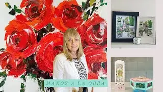 Manos a la Obra Tv 2022 Programa 33 Cuadros Botánicos - Pintar Flores - Cajas Candy Bar