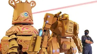 Making Giant Robot with Cardboard 3 amazing giant robots made with cardboard🤖📦😲