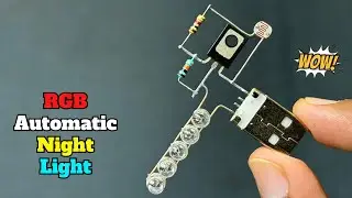 Automatic Night light Circuit | Darkness Sensor Circuit | LDR Sensor Circuit