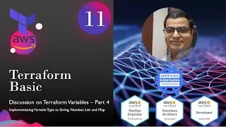 Terraform Course - Part 11 - Basic Concept, Implement Variable Type as Str, Num, List & Map. Part-4