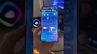 SAMSUNG ONE UI 7 - Quick Panel #s25 #s25ultra #Oneui7features #shorts