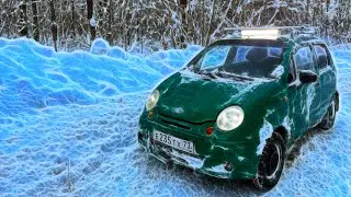 Daewoo Matiz | АККУМУЛЯТОР 60Ач. Меняем МОТОР! Cветодиодная балка и рейлинги от ВАЗ 2111. #Matiz