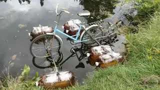 Велокатамаран - Водный велосипед